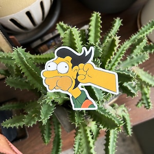 Punch Lenny Vinyl Meme Sticker (100% Waterproof)