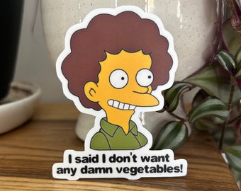 Todd Flanders Vinyl Meme Sticker (100% Waterproof)