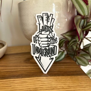 Lord Of The Untergrund Vinyl Aufkleber (100% Wasserfest)