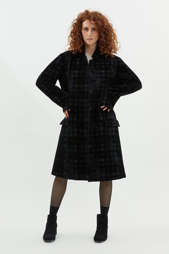 Faux suede winter coat sale