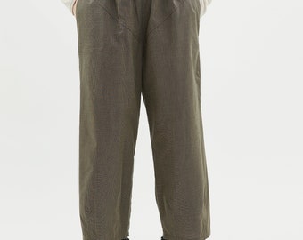 神田贔屓WEATHER CLOTH PLEATED TROUSERS size3 LYLE CROSS PLEATED PANTS IN TAUPE