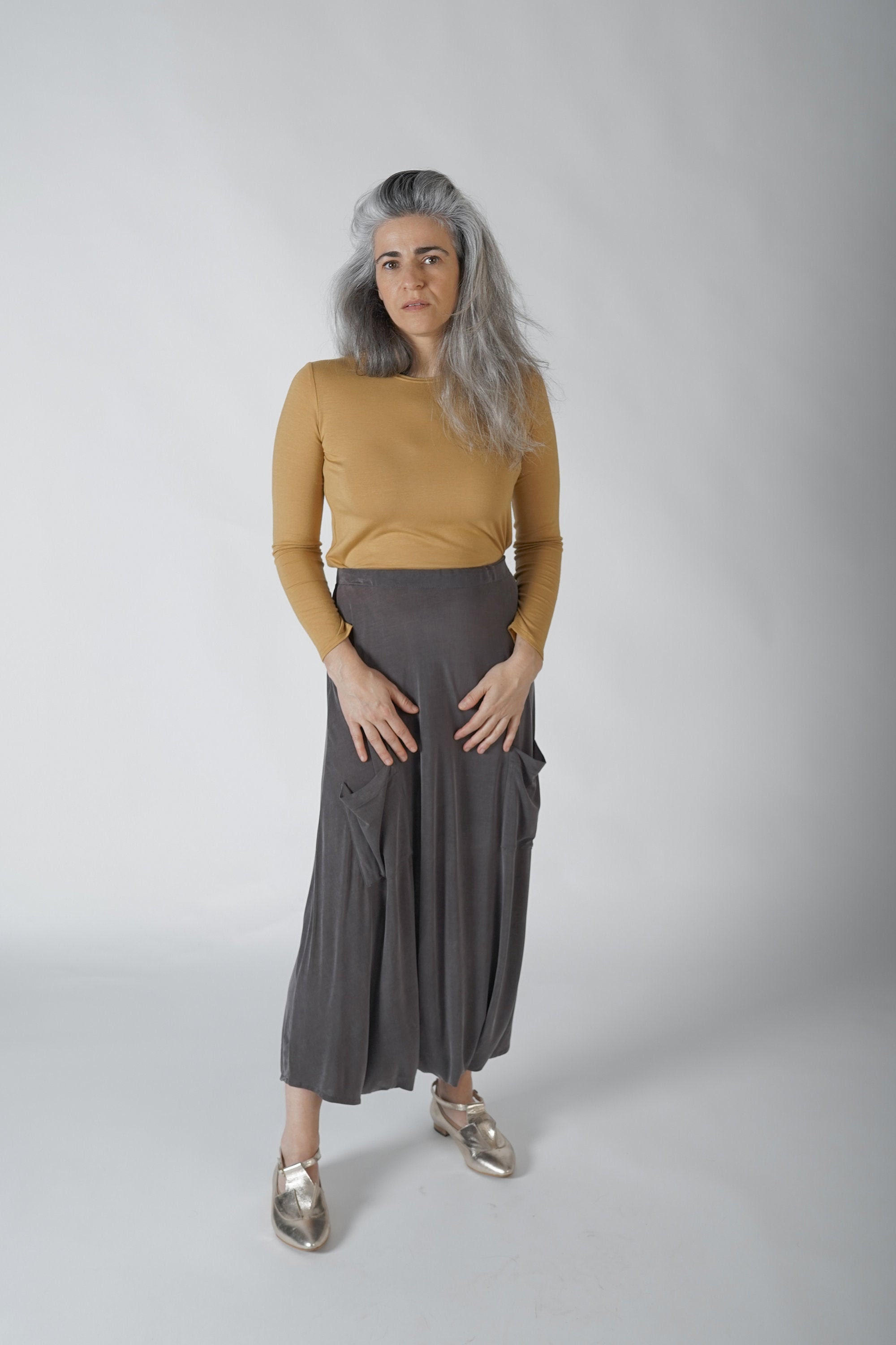 High waisted skirt japanese sales