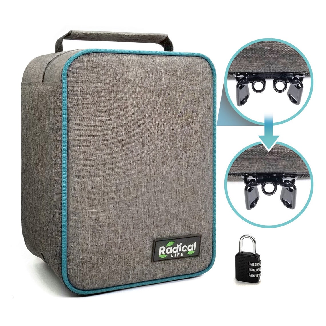 Smell Proof Bag Extra Large with Steel Combination Lock Etsy