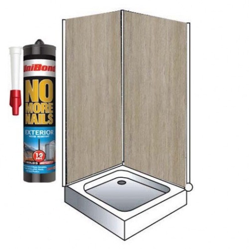 Travertine Gloss Shower Wall Panels Kit 1000MM X 2.4m X 10mm 2 Etsy