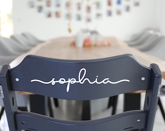 High Chair Sticker | name sticker | personalized stickers for high chairs