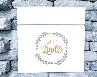 Personalized Mailbox Sticker | inauguration | mailbox lettering