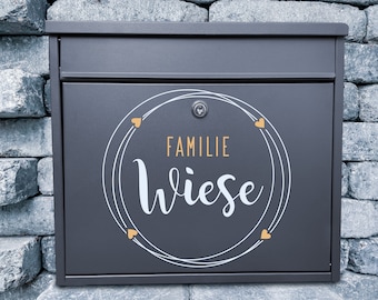 Mailbox Stickers Personalized | Stickers | mailbox lettering