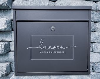 Mailbox Stickers Personalized | Stickers | mailbox lettering