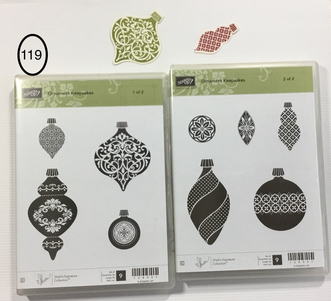 STAMPIN' UP Rubber Stamps Mount Set. Boxes 1 and Two. Complete Set of 9 ...