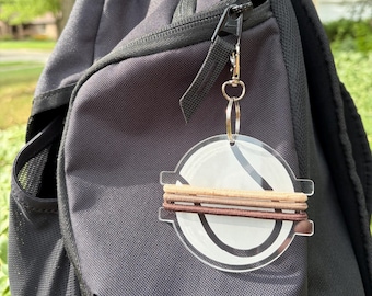 Tennis Bag Tag Hair Tie Holder, Tennis Team Gift
