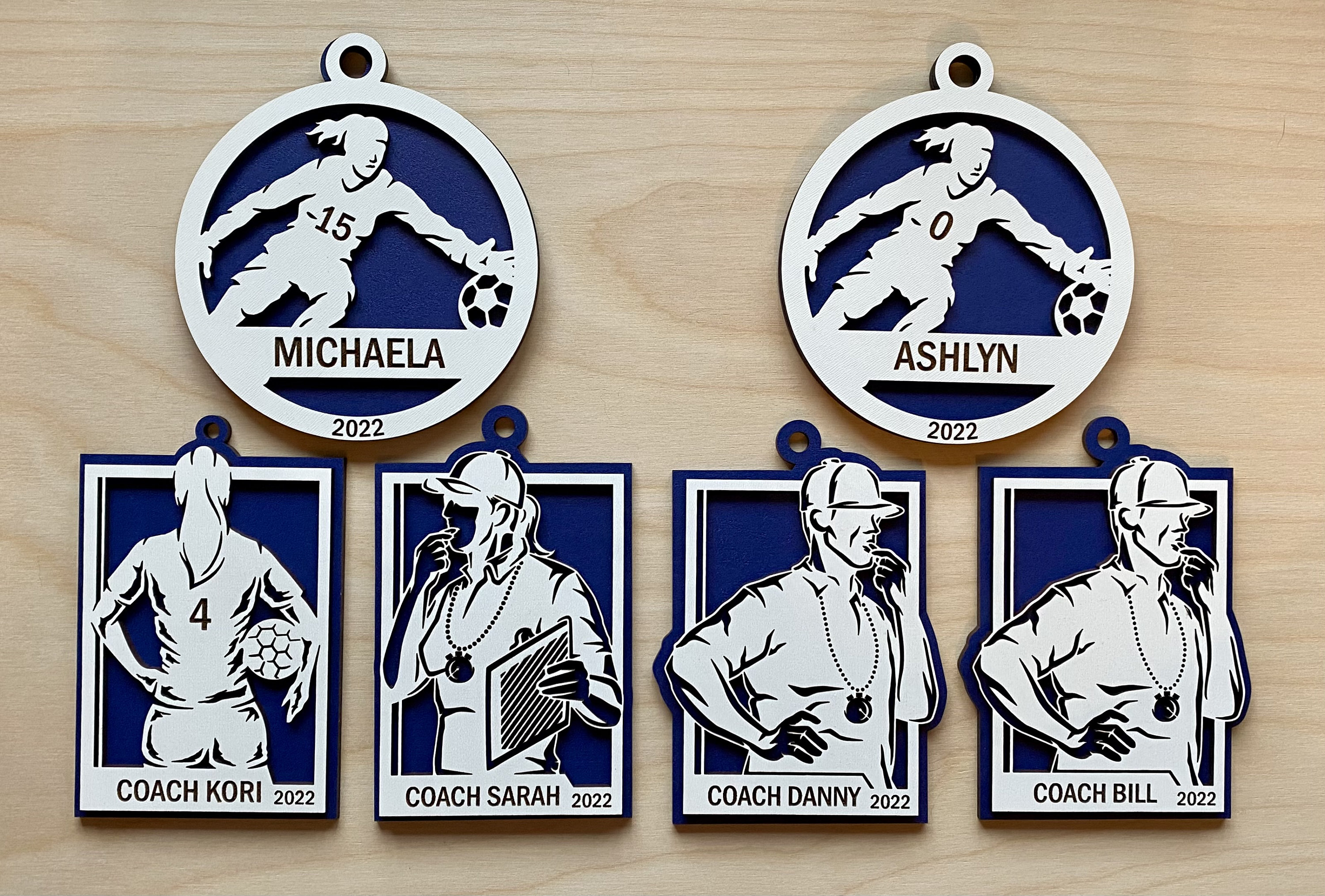 Female Soccer Ornament, Soccer Goalkeeper Ornament, Gift for Soccer