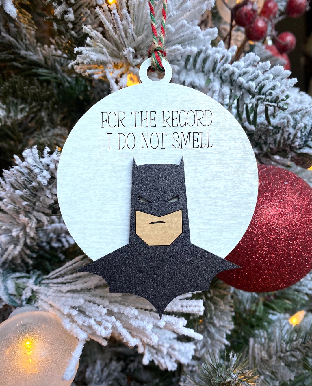 Superhero Ornament, Bat Hero Ornament, Gift for Child, Comic Ornament - Etsy