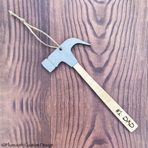 Hammer Ornament, Father’s Day, Gift For Handyman, New House Construction