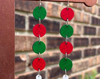 Bocce Ball Dangle Earrings