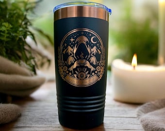 ACOTAR Inspired, Copper Suriel Tea Co Tumbler, Insulated Mug, Gift For Reader, Fantasy Book Lover, BookTok Gift, Book Club, Christmas Gift
