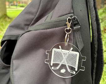 Hockey Had Tag Hair Tie Holder, Hockey Team Gift