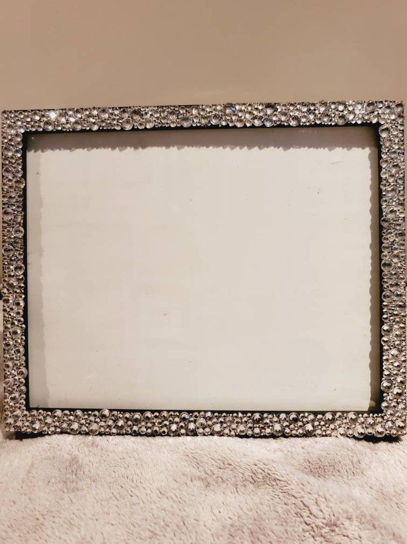 Rhinestone Embellished Picture Frame - Etsy