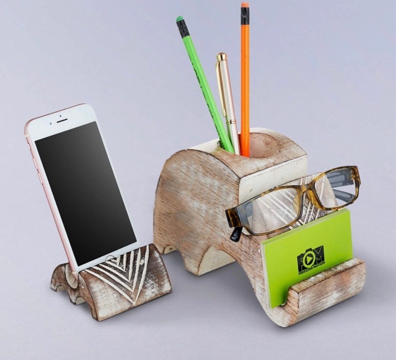 Rustic Wood Pencil Holder Pen Cup Spectacle Eyeglasses Holder Etsy