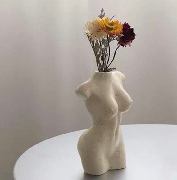 HEMOTON Women Body Plant Pot Female Body Flower Vase Ceramic Vases Indoor Planter Plant Pot for Home Tabletop Decoration Ornament Pink HEMOTON Women Body Plant Pot Female Body Flower Vase Ceramic Vases Indoor Planter Plant Pot for Home Tabletop Decoration Ornament Pink
