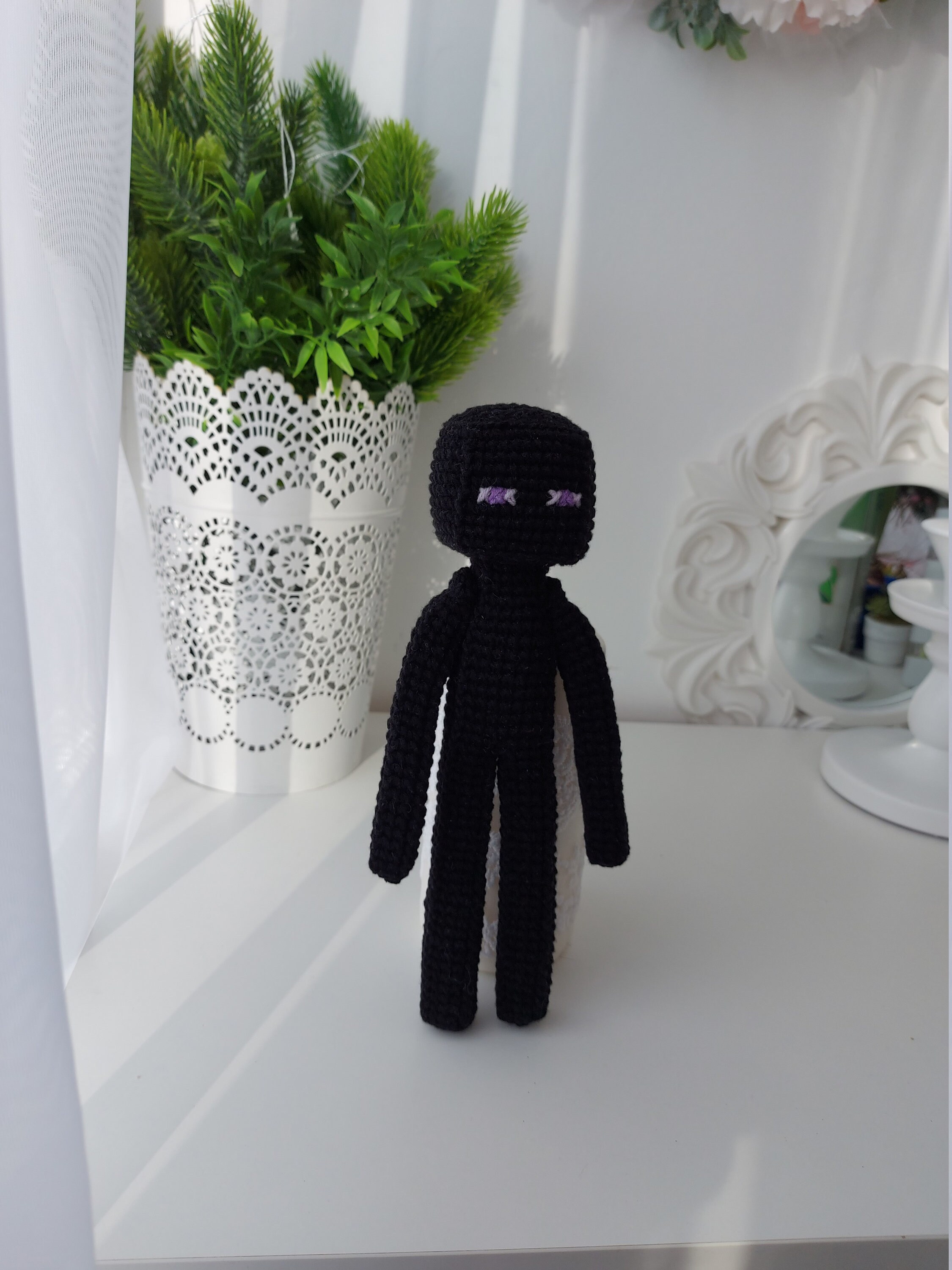 Crochet Enderman Minecraft Enderman Minecraft Character | Etsy