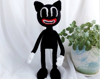 Trevor Henderson Cartoon Cat Etsy