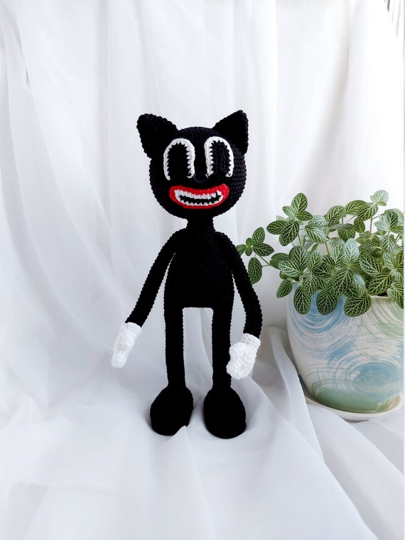 Cartoon Cat Scp Cartoon Cat Trevor Henderson Cartoon Cat Plush Etsy