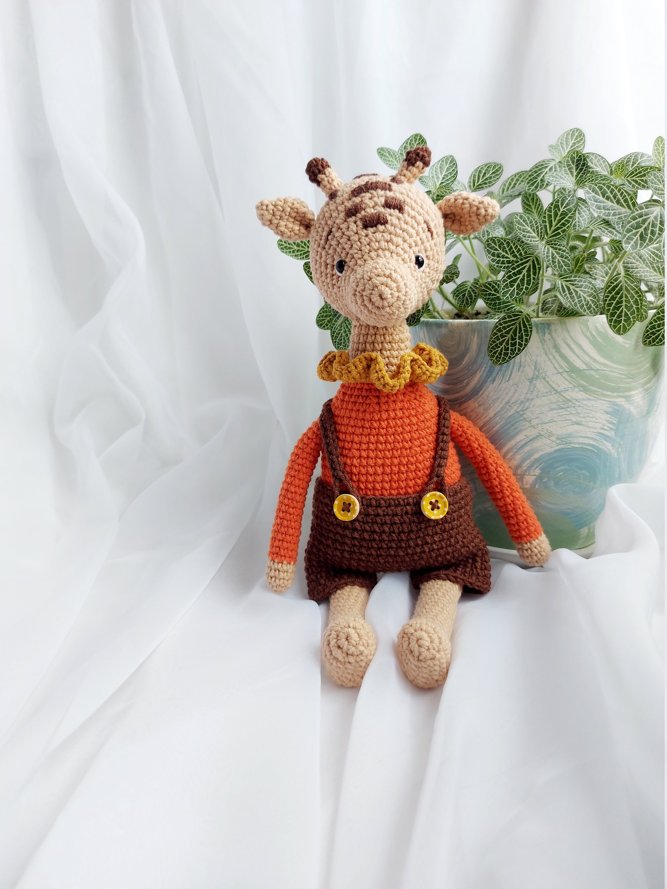 Plush Baby Giraffe Giraffe toy Giraffe for baby Handmade Etsy