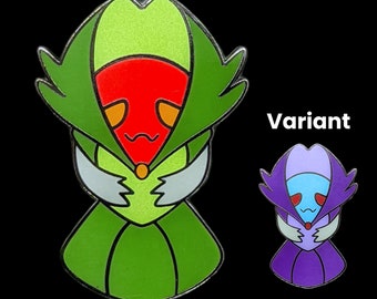 Cryptid-pins: Mothman, hjortman, mothboi, mal, goth, creepypasta, Jersey Devil, Nightcrawler