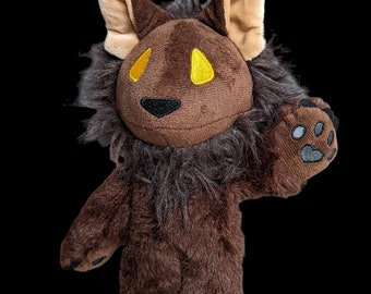 Rougarou Plysch: Louisiana Varulv, Wolpertinger Kanin, Goth Cryptid