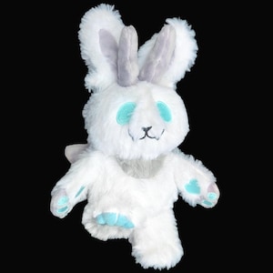 Wolpertinger Plush: German Folklore Bunny, Cryptid Plush (7 in)