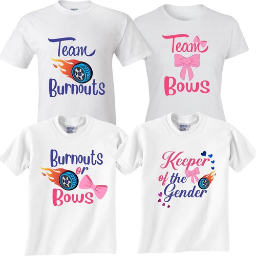 Burnouts or Bows Baby Gender Reveal Cookiesread TURNAROUND Etsy