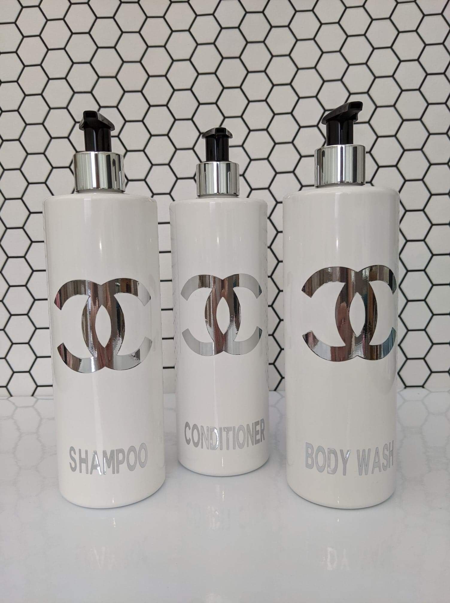 Designer Inspired Bathroom Bottles Etsy