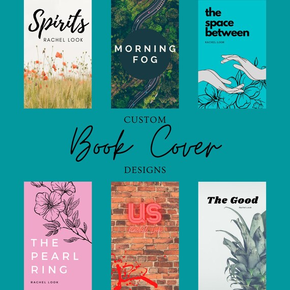 Custom Book Cover Designs Customizable Digital Download Etsy