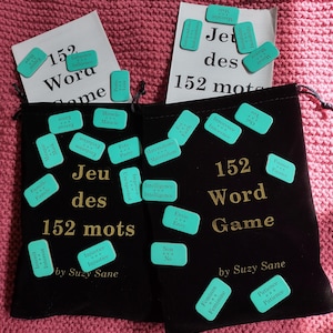Jeu des 152 mots/152 Word Game