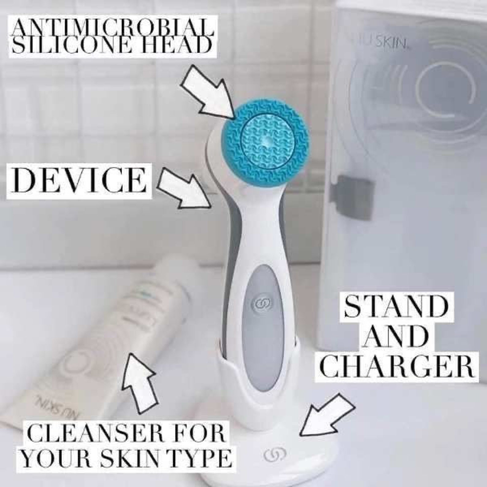 Nuskin Lumi Spa Beauty Device Facial Cleanser Lumi Spa Etsy