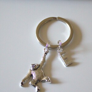 NEWEI Stainless Steel Cute Orangutan Monkey Keychain - Animal Lover Gift For Women & Girls - View #13