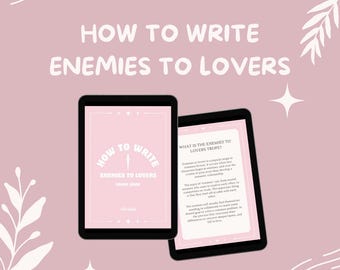 How to write enemies to lovers ebook, Digital or Printable Writing Planner, Character Profile, Novel Templates, Goodnotes