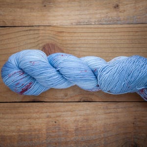 Sock yarn - Superwash Bluefaced Leicester (BFL)/Nylon High Twist 4ply hand dyed yarn - sock weight - Ready to Ship