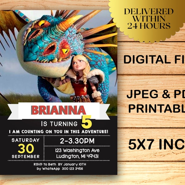 How to Train Your Dragon Printables - Etsy