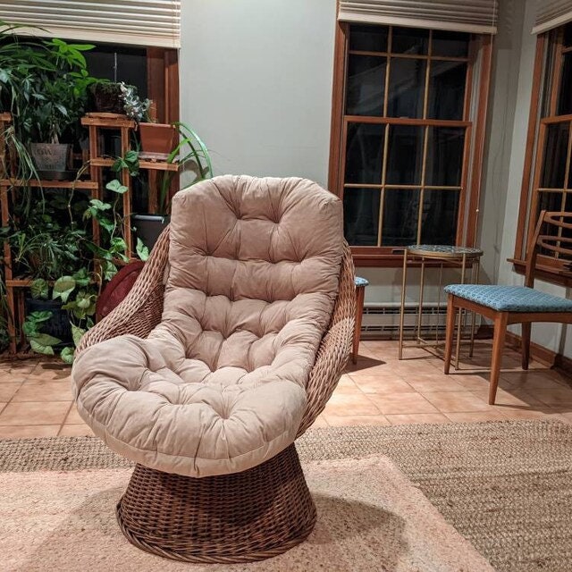 Big round bamboo chair online