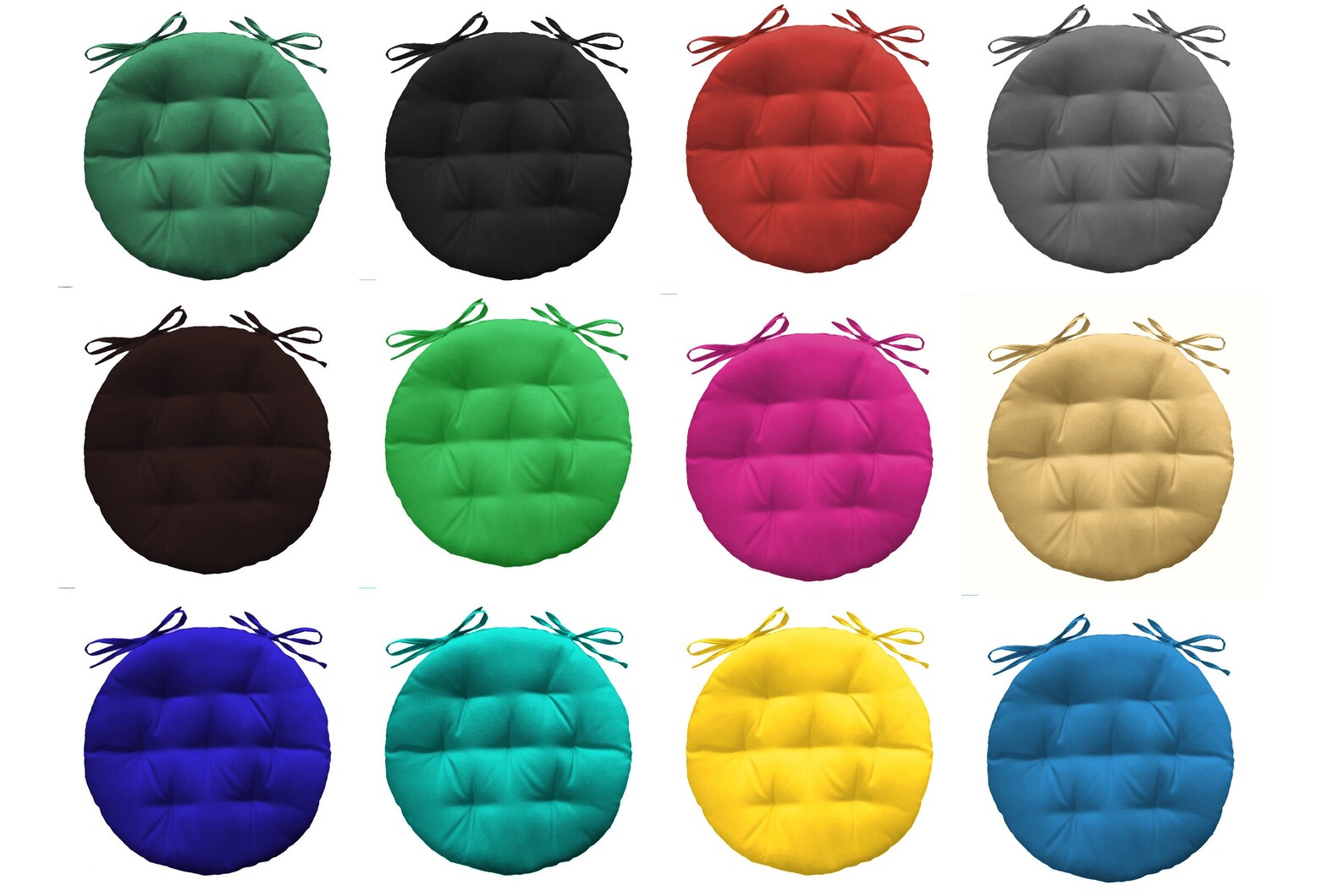 Cushion color Round Chair Pad for Seat 1320 in Outdoor Home Etsy