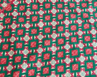 Vintage Zhuang Wedding Blanket: Handwoven Tribal Tapestry, Plant-Dyed Cotton
