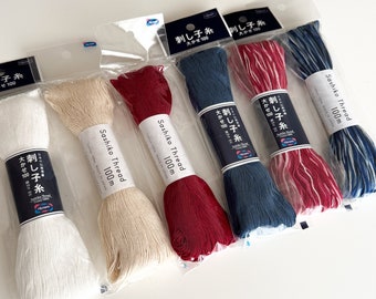 100M Olympus Sashiko Thread, Japanese embroidery floss, Japanese Thread, Sashiko Embroidery