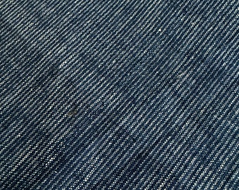 Spirale - tissu à rayures vintage, tissu pour vêtements de travail vintage, tissu sashiko, tissu indigo vintage, boro, tissu de broderie, tissu de costume