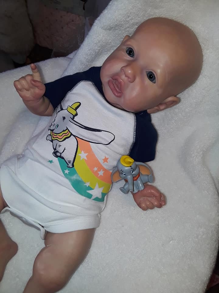 SASKIA genuine reborn doll artist signed body German Glass Etsy