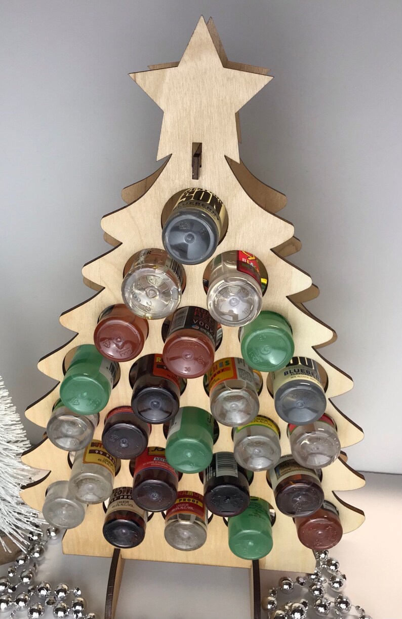 Adult Advent Tree Calendar Tipsy Alcohol Liquor Etsy