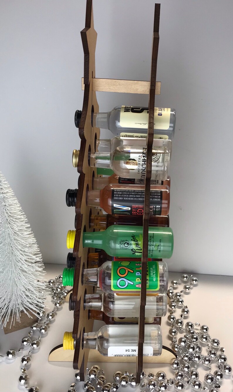 Adult Advent Tree Calendar Tipsy Alcohol Liquor Etsy