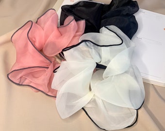 Scrunchies organza, chouchou tulle Koran style