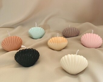 Petites Bougies coquillage / Petite bougie coquillage cire de soja