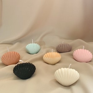 Petites Bougies coquillage / Small Seashell candle soy wax